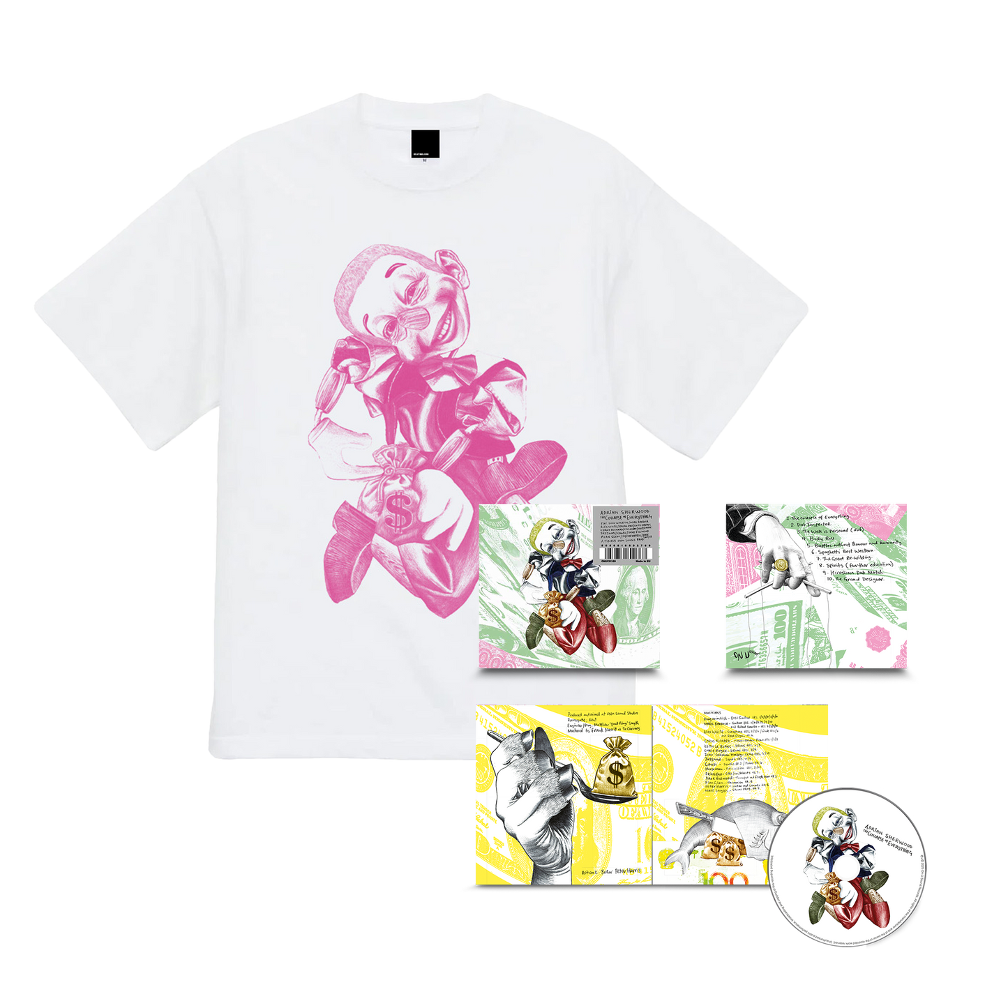 The Collapse of Everything CD + White Tee Bundle