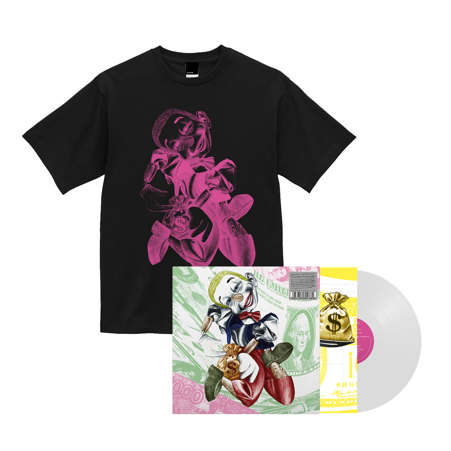 “The Collapse of Everything” Clear Vinyl + Black Tee Bundle